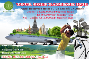 Bangkok Golf 3 Ngày 2 Đêm