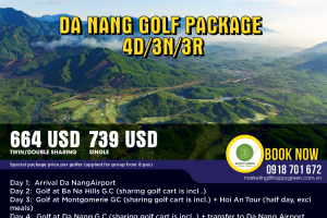 Tour golf Đà Nẵng 4 ngày 3 đêm
