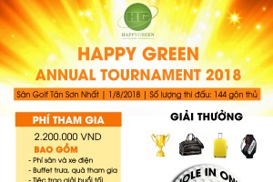 GIẢI GOLF THƯỜNG NIÊN 2018 HAPPY GREEN